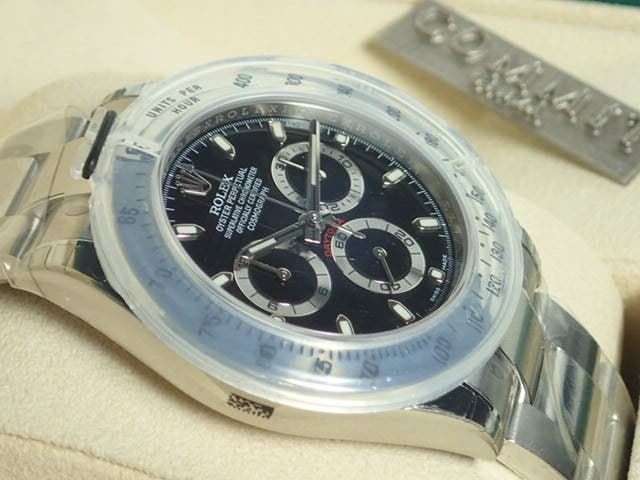 ロレックス デイトナ Ref.116520 ブラック文字盤 未使用 daytona-307