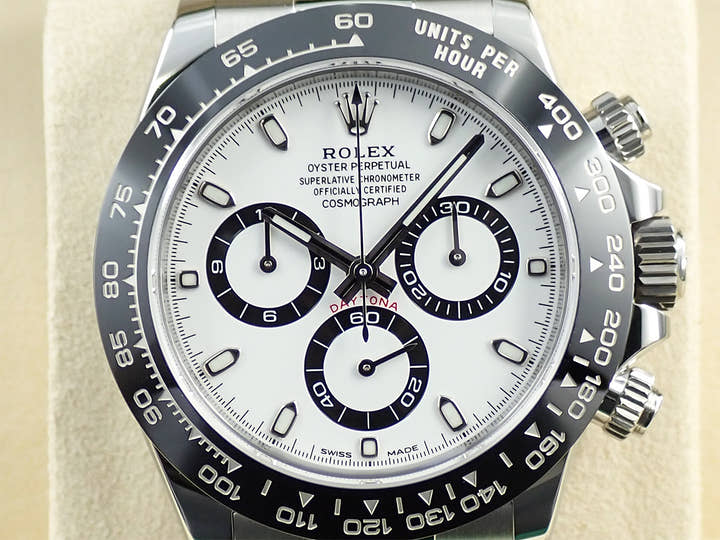ロレックス デイトナ Ref.116500LN ステンレススチール ホワイト文字盤