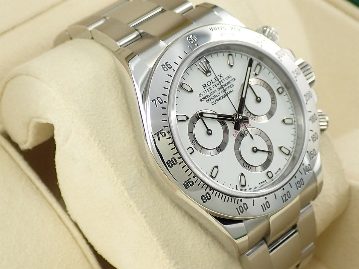 ロレックス デイトナ Ref.116520 ホワイト文字盤 中古 5AZJCZH1