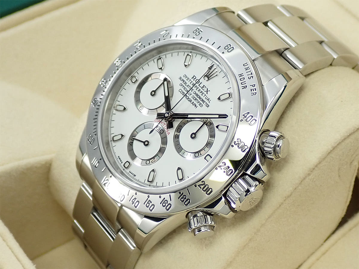 ロレックス デイトナ Ref.116520 ホワイト文字盤 中古 5AZJCZH1