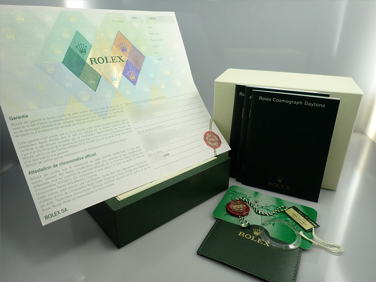 Rolex Daytona &lt;Warranty, Box, etc.&gt;