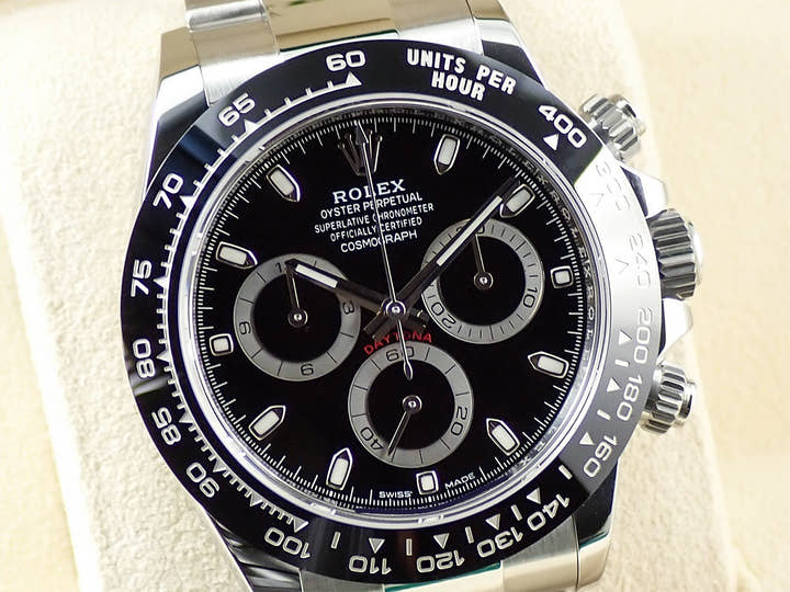 ROLEX Daytona Ref. 116500LN Stainless Steel Black Dial