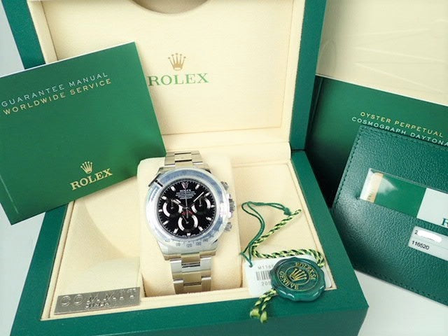 Rolex Daytona Black Dial Random Mirror Buckle [Unused]