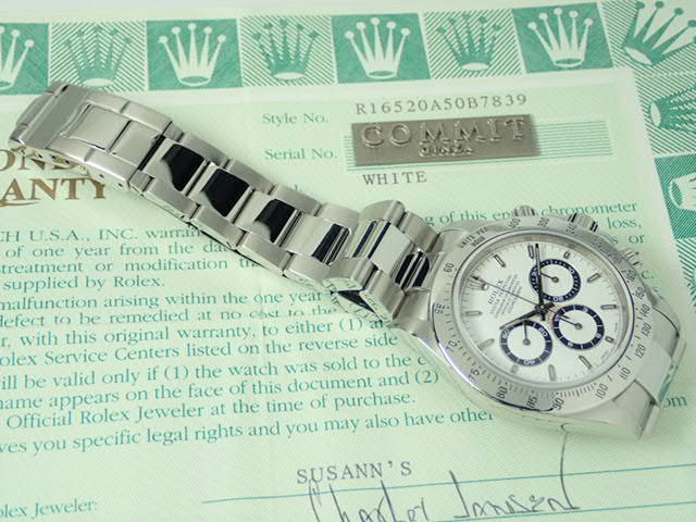 Rolex Daytona El Primero White Dial A Series