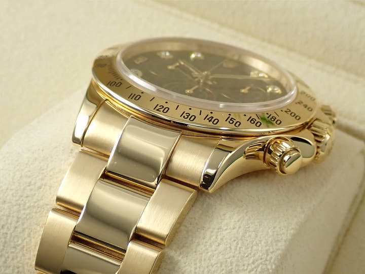 ロレックス デイトナ Ref.116528G イエローゴールド ブラック文字盤