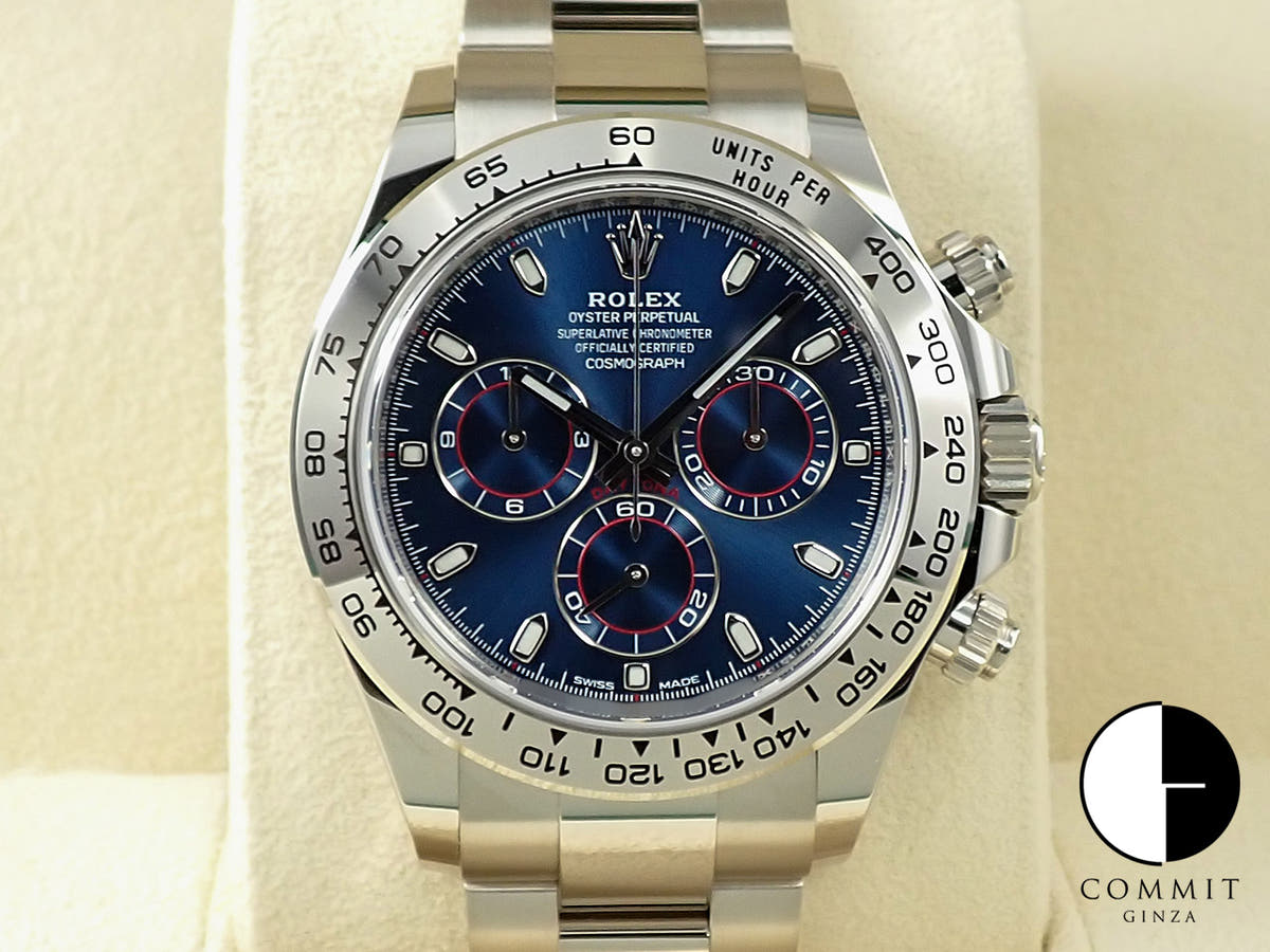 ロレックス デイトナ Ref.116509 ブルー文字盤 未使用 1S520XCH