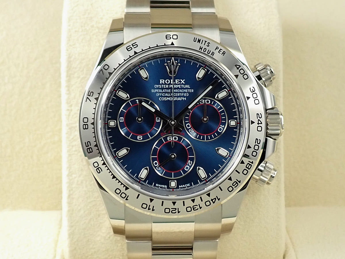 ロレックス デイトナ Ref.116509 ブルー文字盤 未使用 1S520XCH