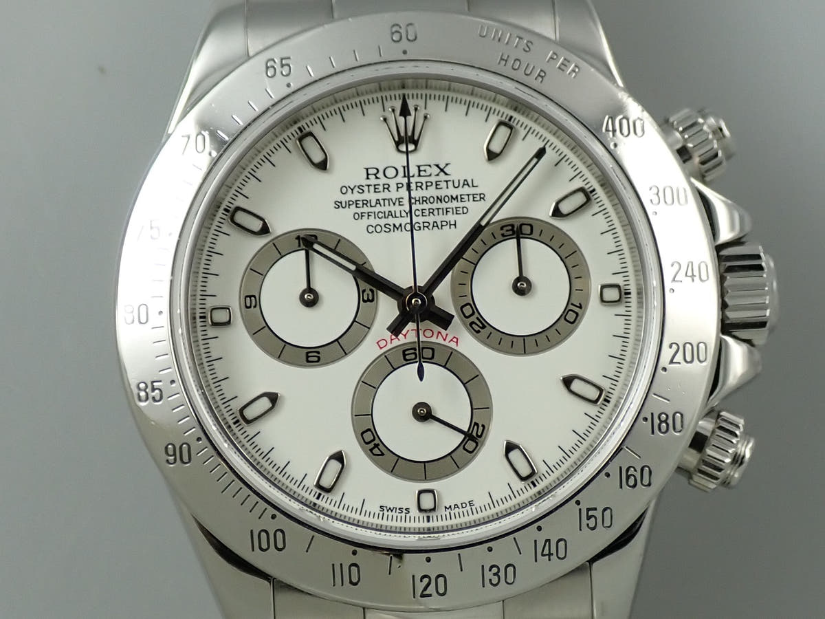 ロレックス デイトナ Ref.116520 ホワイト文字盤 中古 H222HYYZ