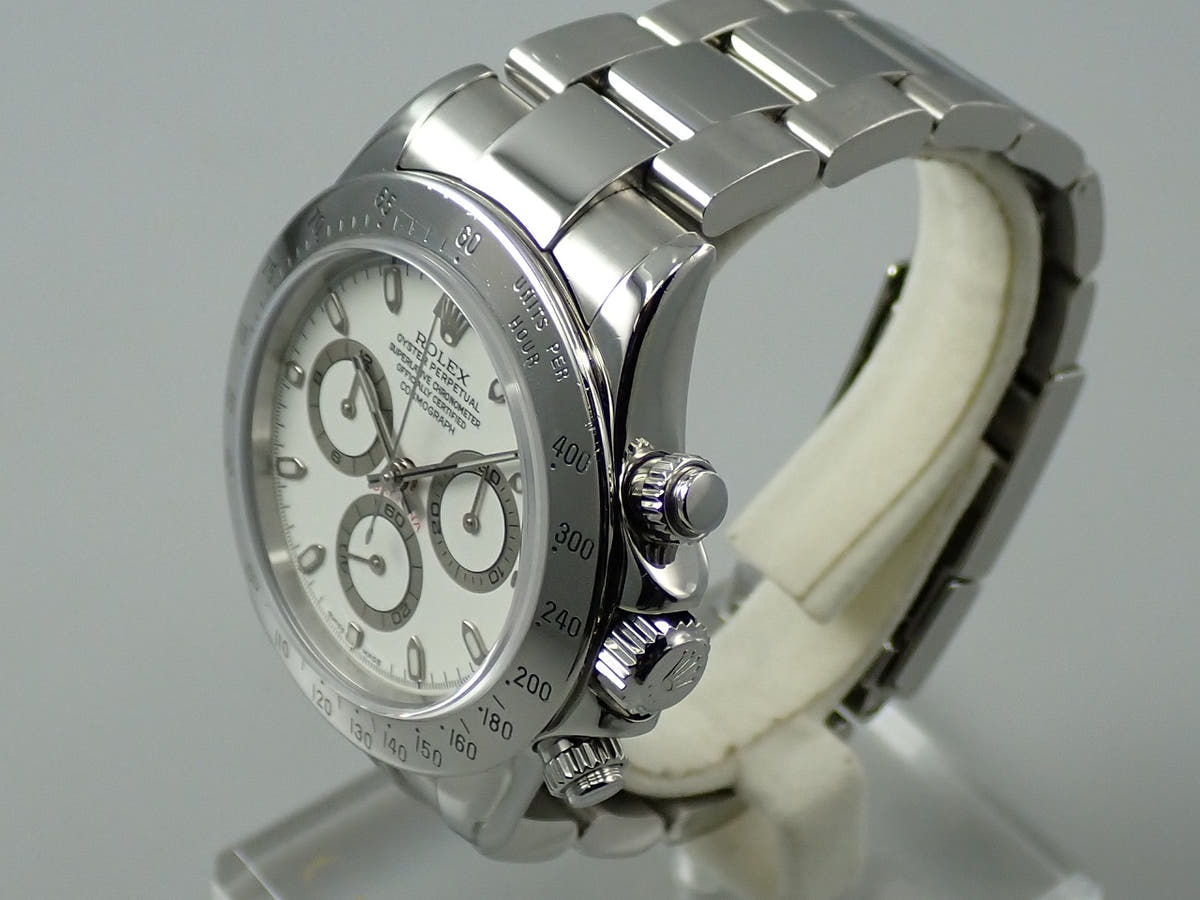 ロレックス デイトナ Ref.116520 ホワイト文字盤 中古 H222HYYZ