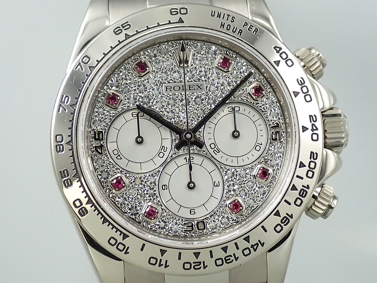 ロレックス デイトナ エルプリメロ Ref.16519 ダイヤ文字盤 中古 73688W24