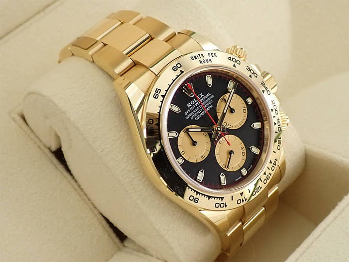ロレックス デイトナ Ref.116508 イエローゴールド シャンパンxブラック文字盤