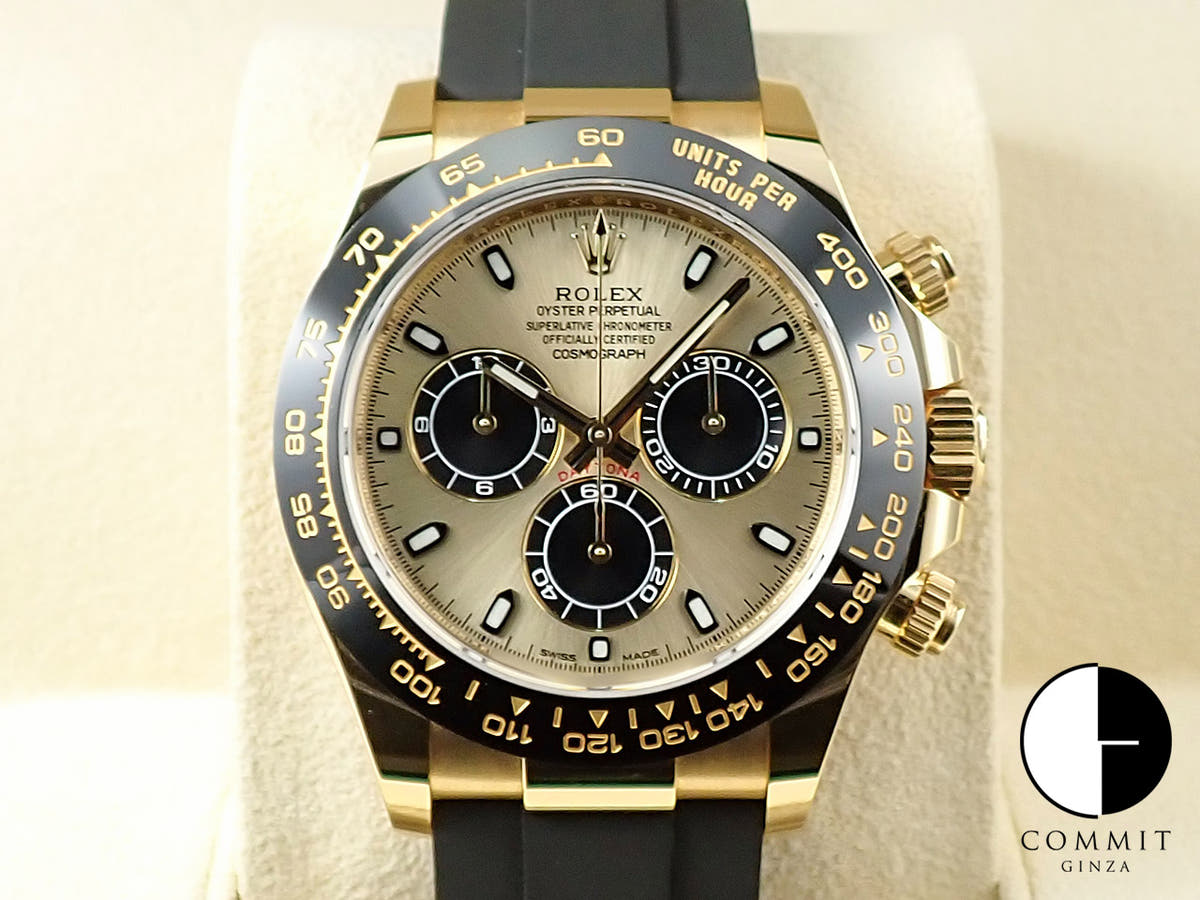 ロレックス デイトナ Ref.116518LN ブラック×シャンパン文字盤 美品 7517J20K