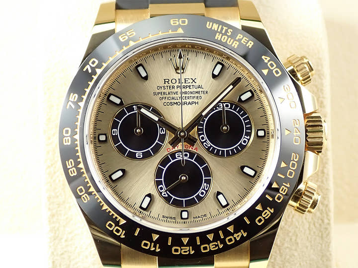 ロレックス デイトナ Ref.116518LN イエローゴールド ブラックxシャンパン文字盤