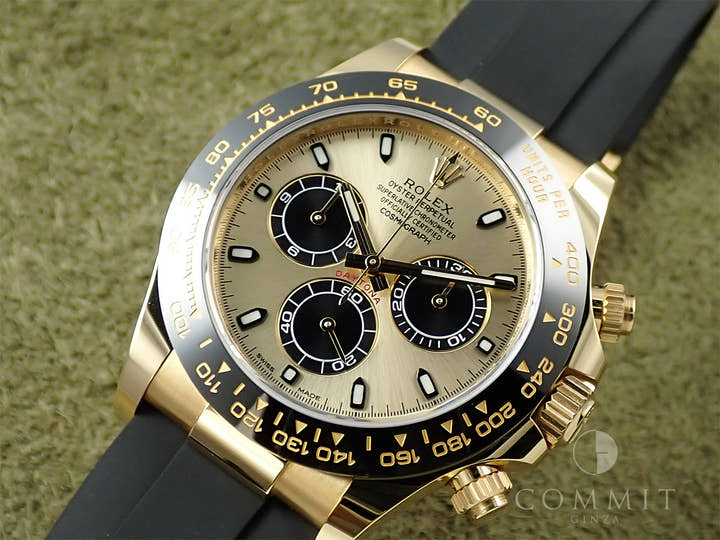 ロレックス デイトナ Ref.116518LN イエローゴールド ブラックxシャンパン文字盤