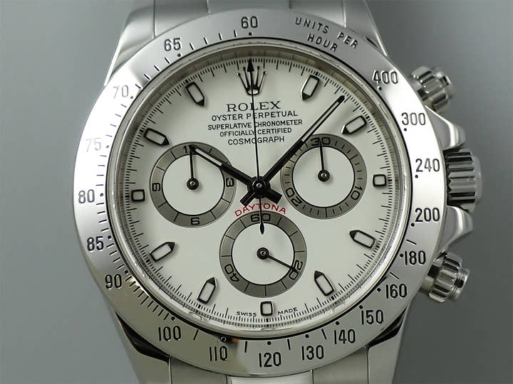 ロレックス デイトナ Ref.116520 ホワイト文字盤 中古 W5A24050