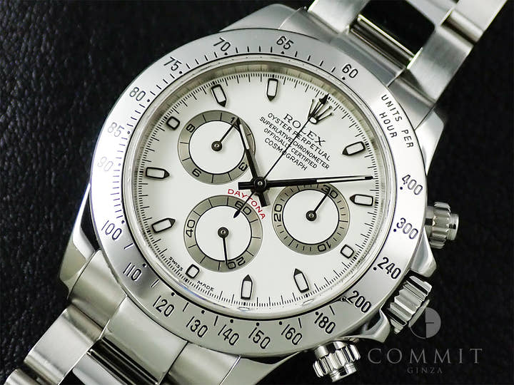 ロレックス デイトナ Ref.116520 ホワイト文字盤 中古 W5A24050