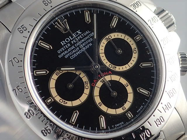 Rolex Daytona El Primero Black Dial U-Serial Number