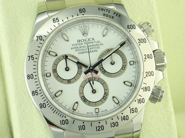 ロレックス デイトナ Ref.116520 ホワイト文字盤 中古 daytona-330