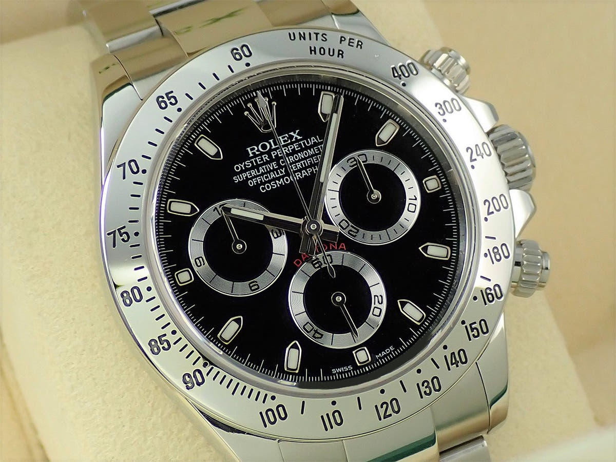 ロレックス デイトナ Ref.116520 ブラック文字盤 中古 R78JXZ1W