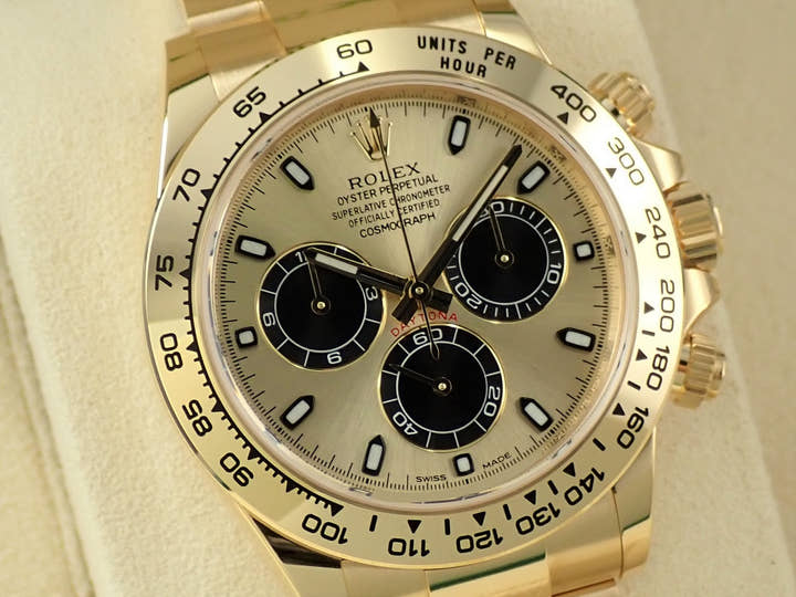 ロレックス デイトナ Ref.116508 イエローゴールド シャンパンxブラック文字盤