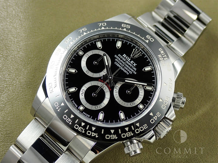 ロレックス デイトナ Ref.116500LN ステンレススチール ブラック文字盤
