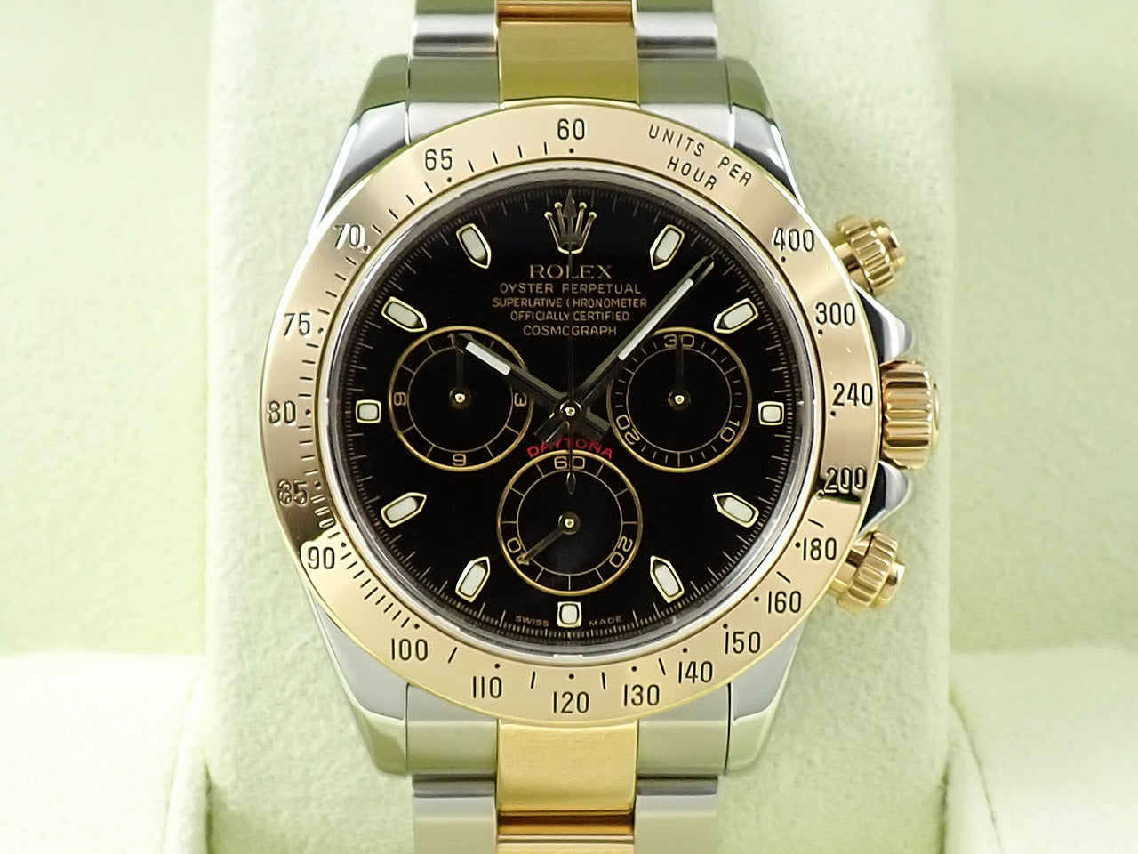 Rolex Daytona El Primero Ref.16523 SS/YG Black Dial