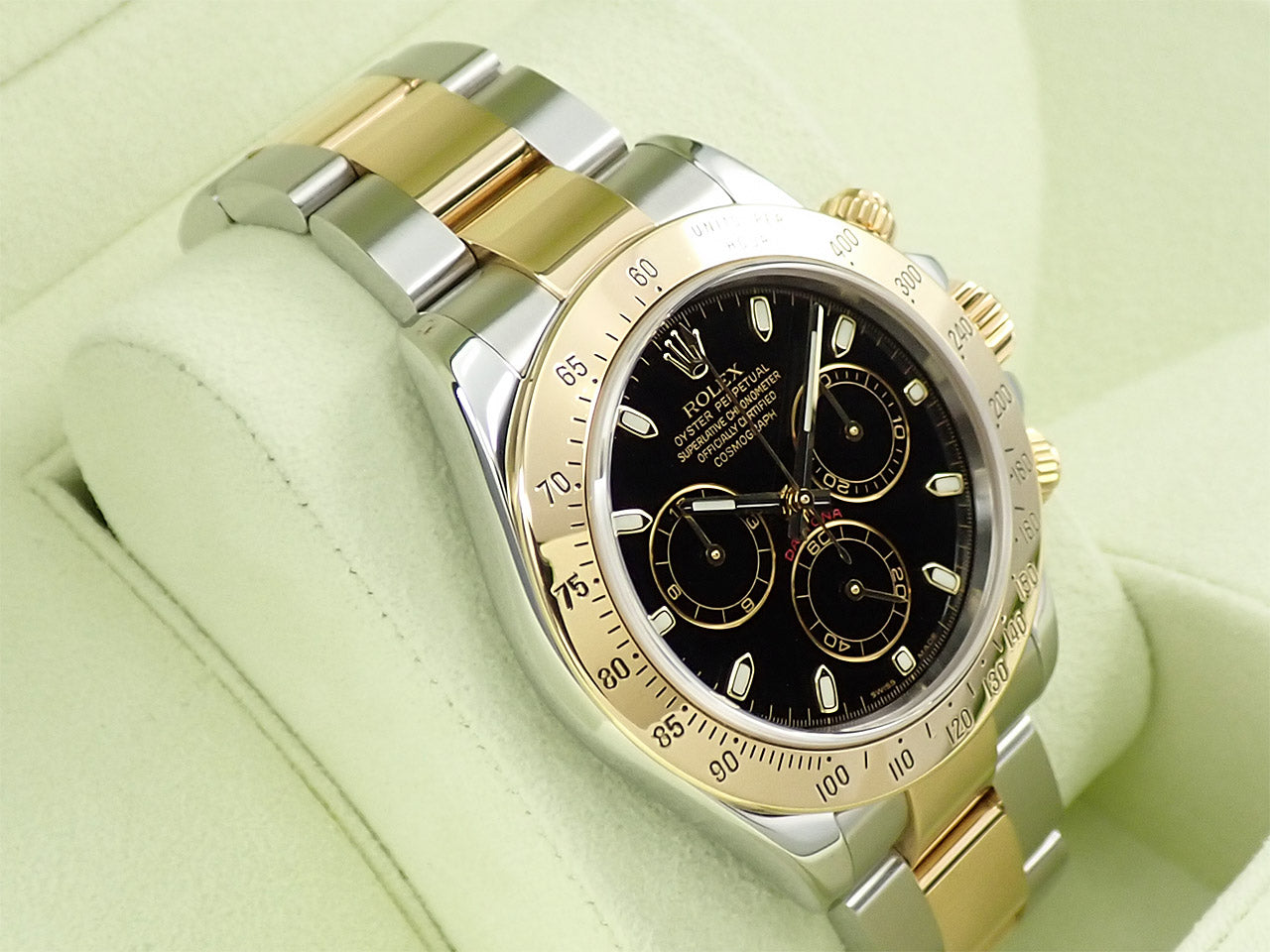 Rolex Daytona El Primero Ref.16523 SS/YG Black Dial