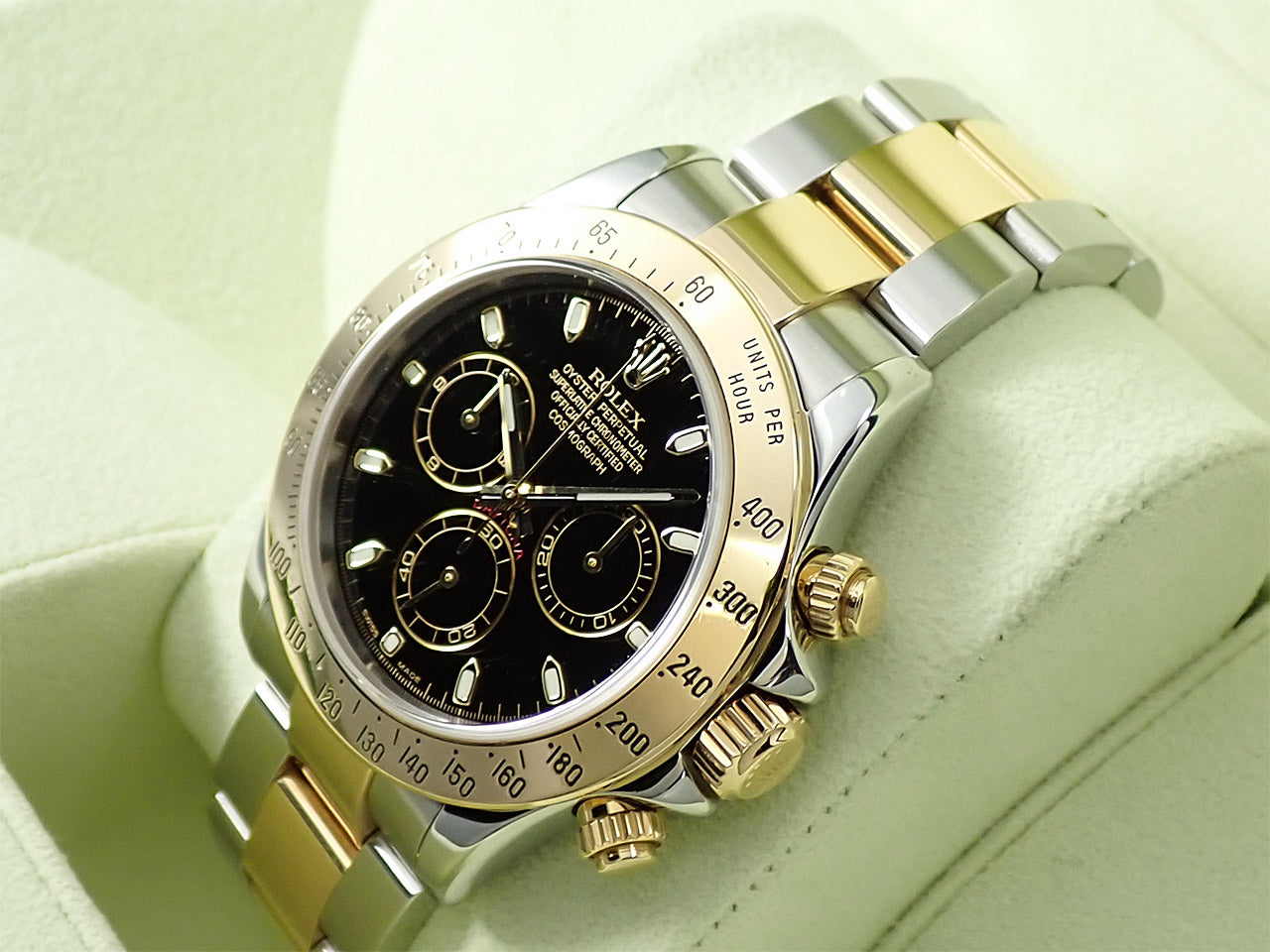 Rolex Daytona El Primero Ref.16523 SS/YG Black Dial