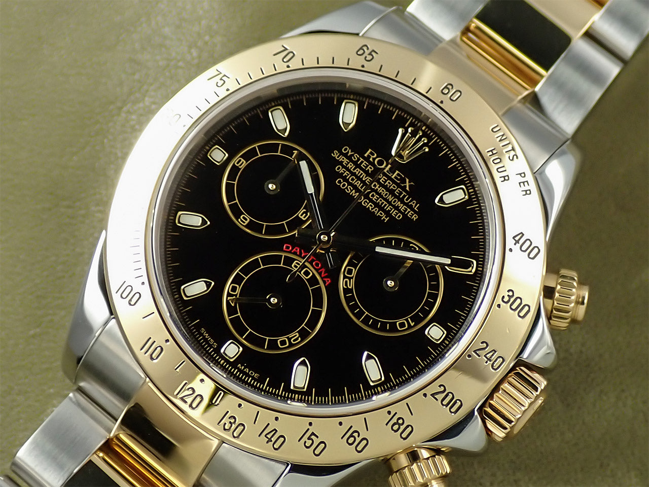 Rolex Daytona El Primero Ref.16523 SS/YG Black Dial