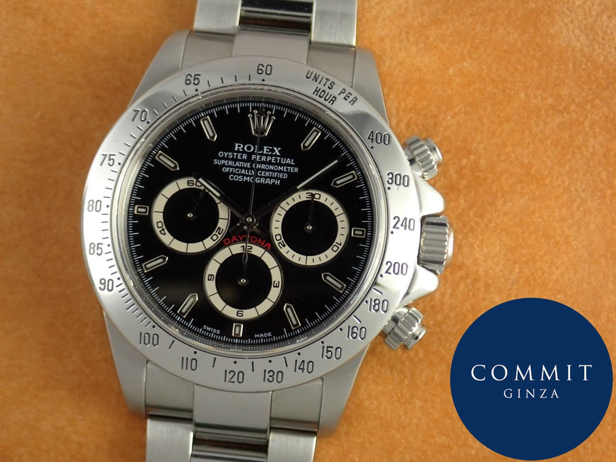 ロレックス デイトナ Ref.16520 ブラック文字盤 中古 daytona-335