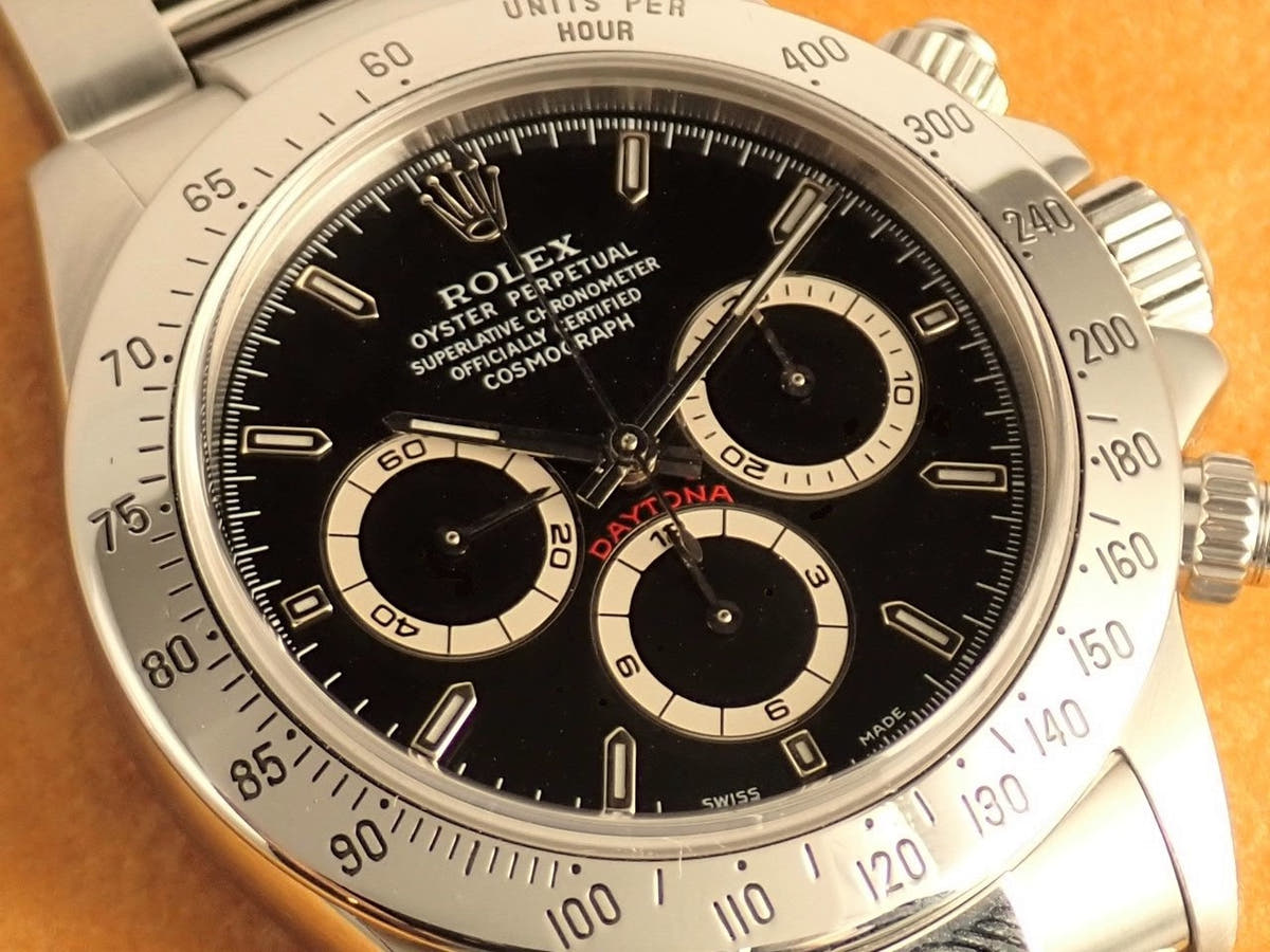 ロレックス デイトナ Ref.16520 ブラック文字盤 中古 daytona-335