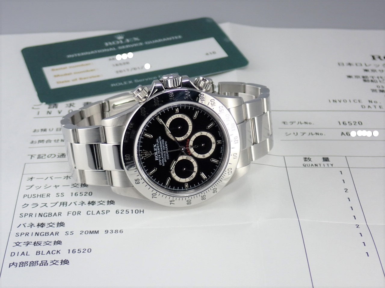 Rolex Daytona El Primero Black Dial A6