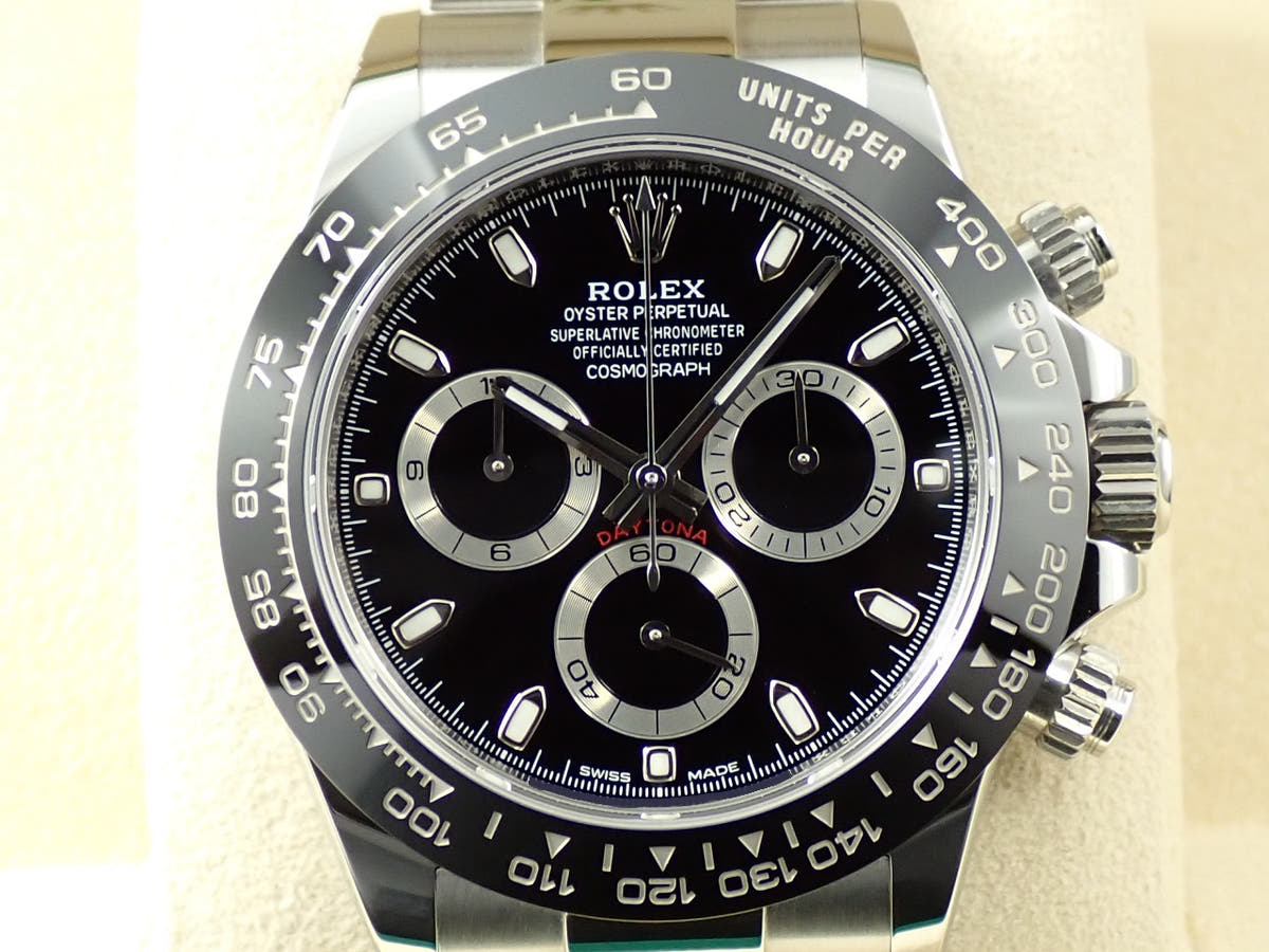 ロレックス デイトナ Ref.116500LN ブラック文字盤 美品 V9S9CKSY