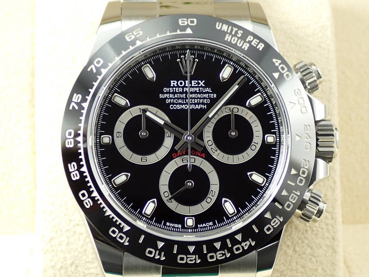 ロレックス デイトナ Ref.116500LN ステンレススチール ブラック文字盤