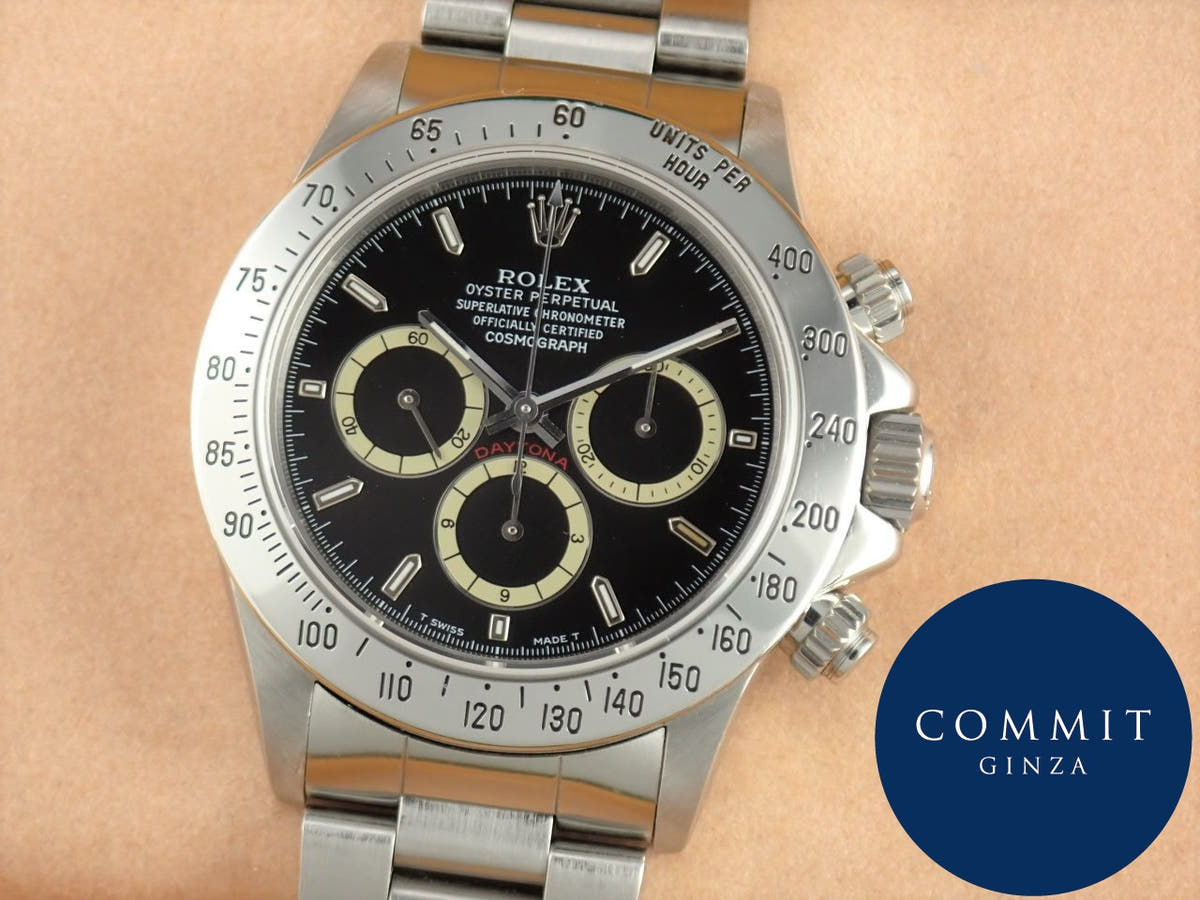 ロレックス デイトナ Ref.16520 ブラック文字盤 中古 daytona-338