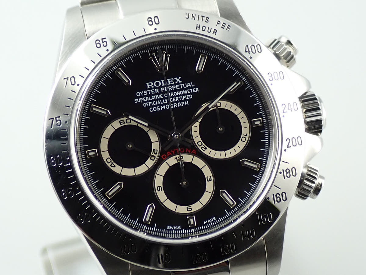 ロレックス デイトナ エルプリメロ Ref.16520 SS ブラック文字盤 中古 TJ501321