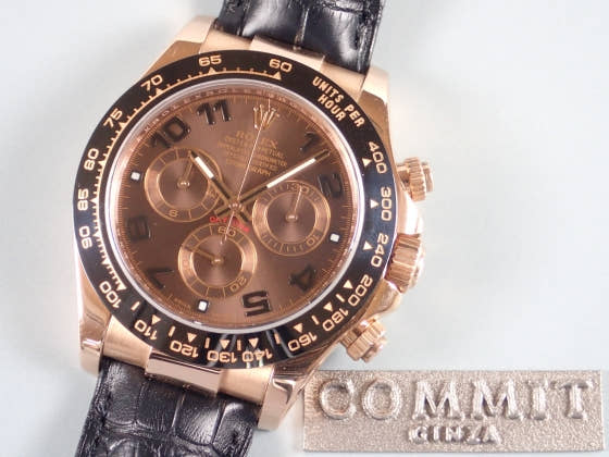 Rolex Daytona Ref.116515LN Chocolate Arabic Dial Used daytona-33