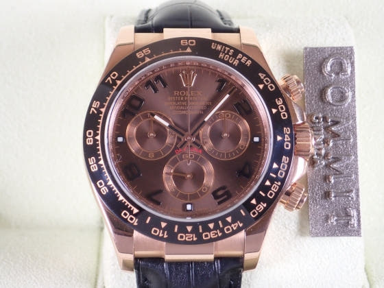 Rolex Daytona Ref.116515LN Chocolate Arabic Dial Used daytona-33