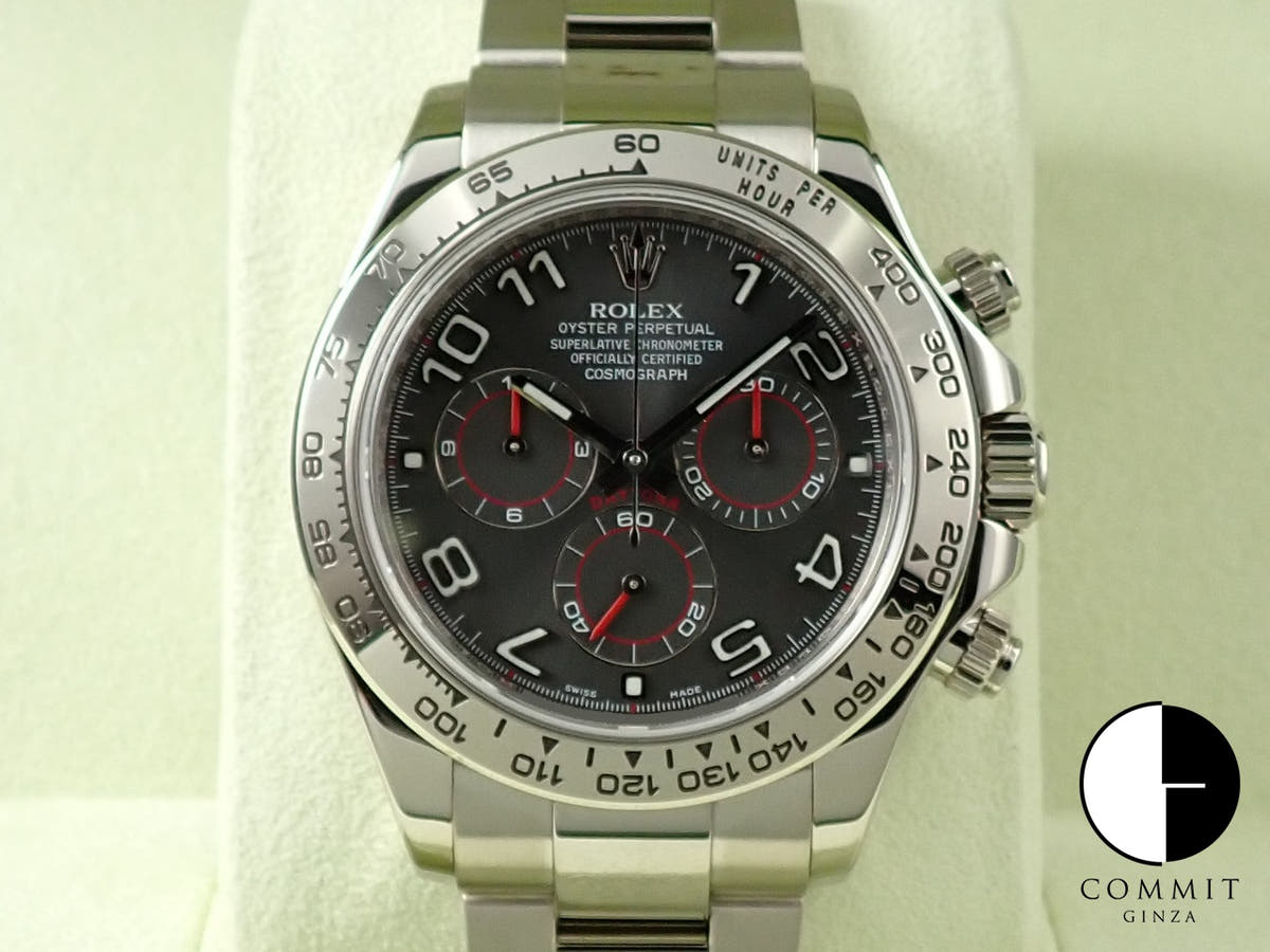 ロレックス デイトナ Ref.116509 グレー文字盤 美品 A0374905