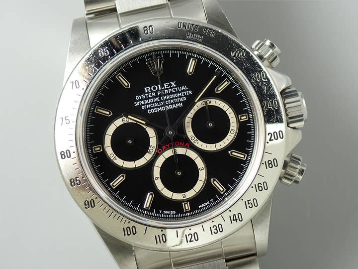 ロレックス デイトナ エルプリメロ Ref.16520 ステンレススチール ブラック文字盤