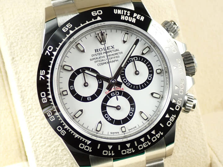 ロレックス デイトナ Ref.116500LN ステンレススチール ホワイト文字盤