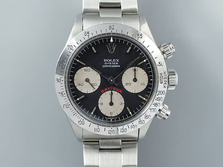 ロレックス デイトナ Ref.6265 ステンレススチール ブラック文字盤
