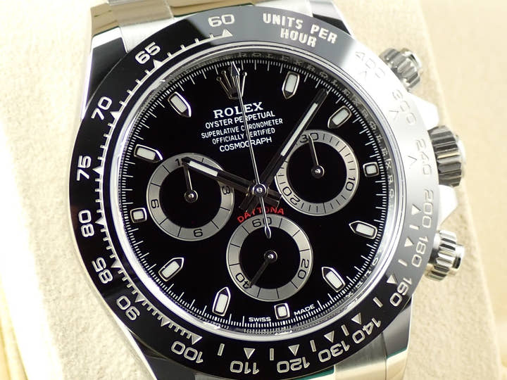 ロレックス デイトナ Ref.116500LN ステンレススチール ブラック文字盤
