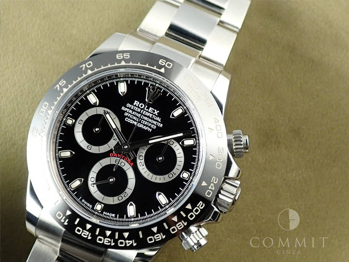ロレックス デイトナ Ref.116500LN ステンレススチール ブラック文字盤