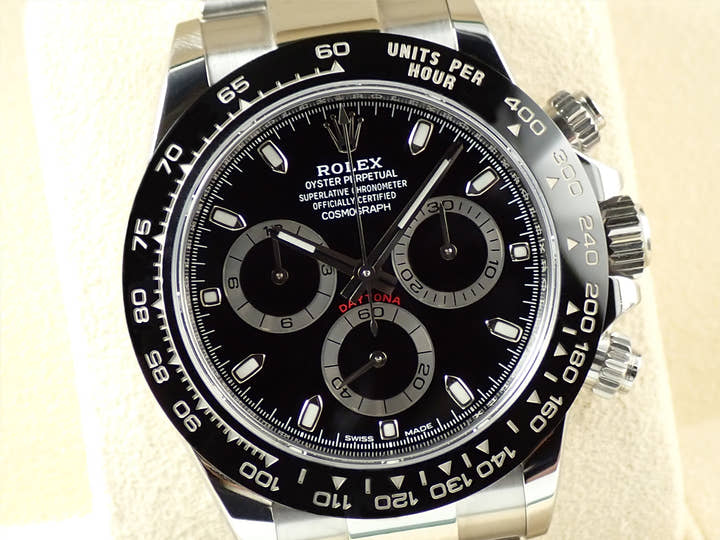 ロレックス デイトナ Ref.116500LN ステンレススチール ブラック文字盤