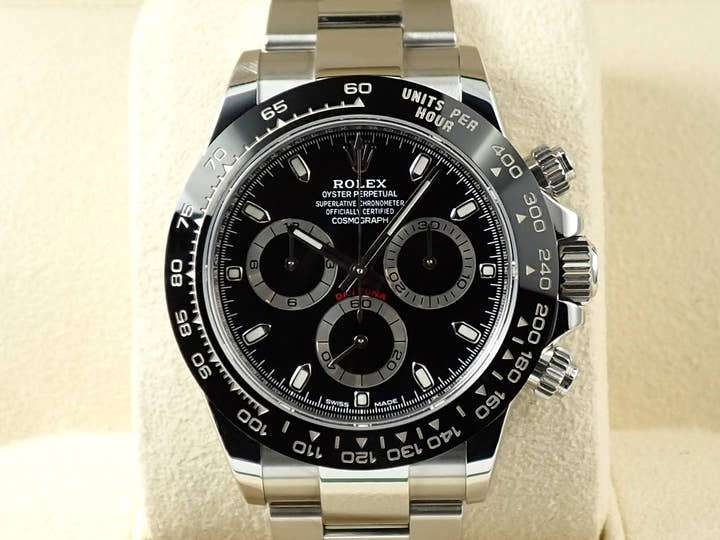 ロレックス デイトナ Ref.116500LN ステンレススチール ブラック文字盤