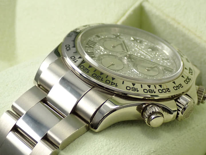 Rolex Daytona Ref. 116509ZER White Gold Pave Diamond Roman Dial