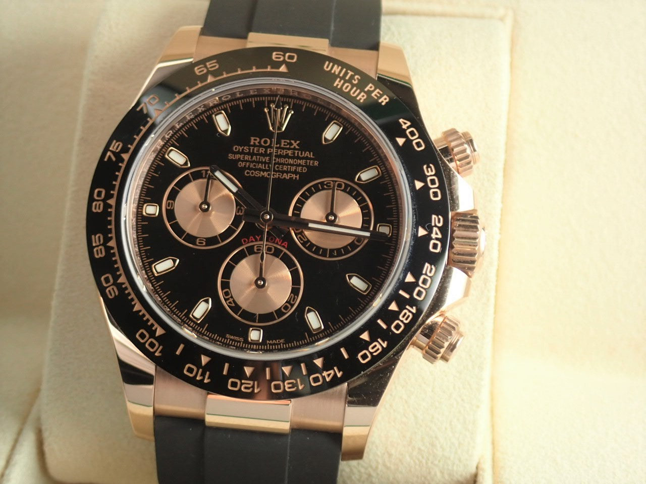 rolex daytona black dial