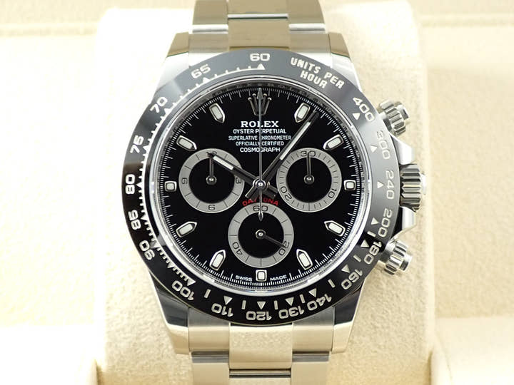 ロレックス デイトナ Ref.116500LN ステンレススチール ブラック文字盤