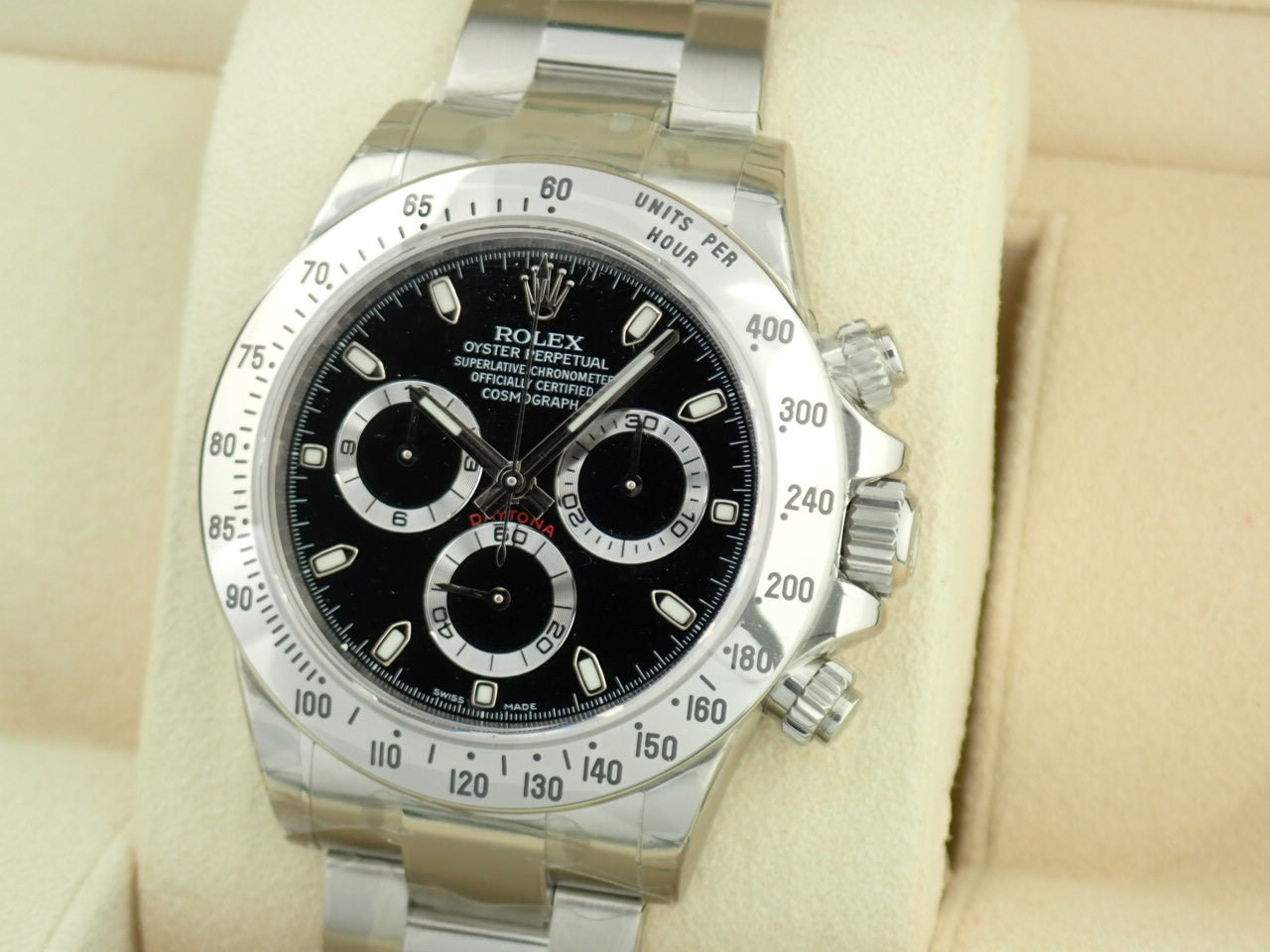 Rolex Daytona Black Dial Random Mirror Buckle [Dead Stock]